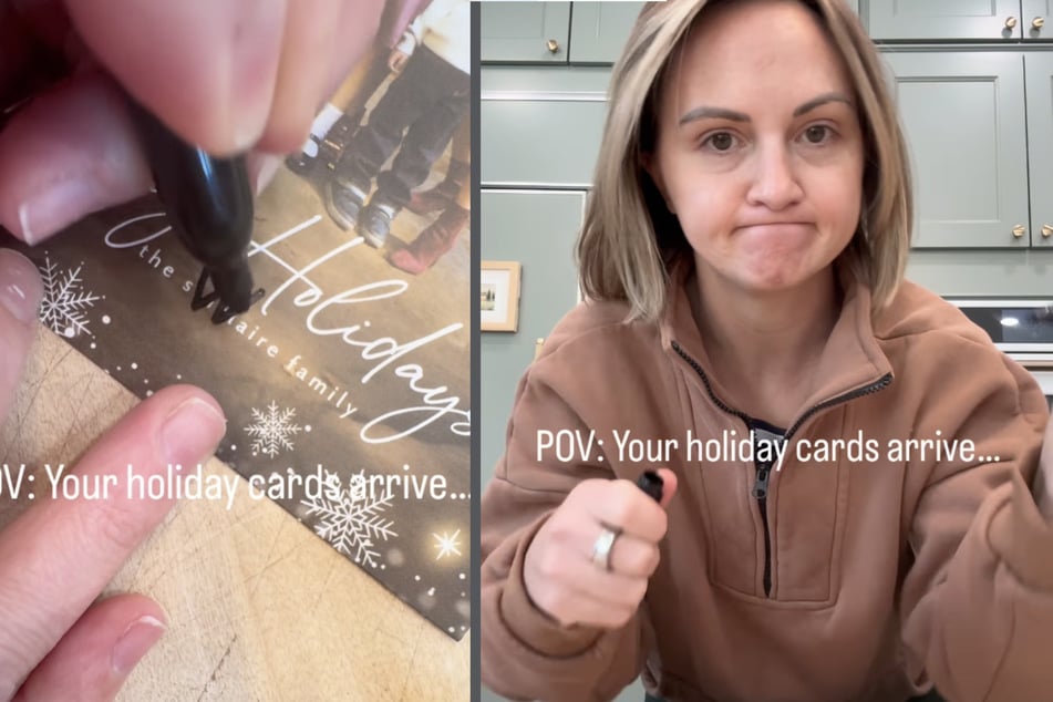 Die US-Amerikanerin hatte vergessen, ihren Familiennamen beim Bearbeiten einzutragen. Sie änderte es händisch ab.