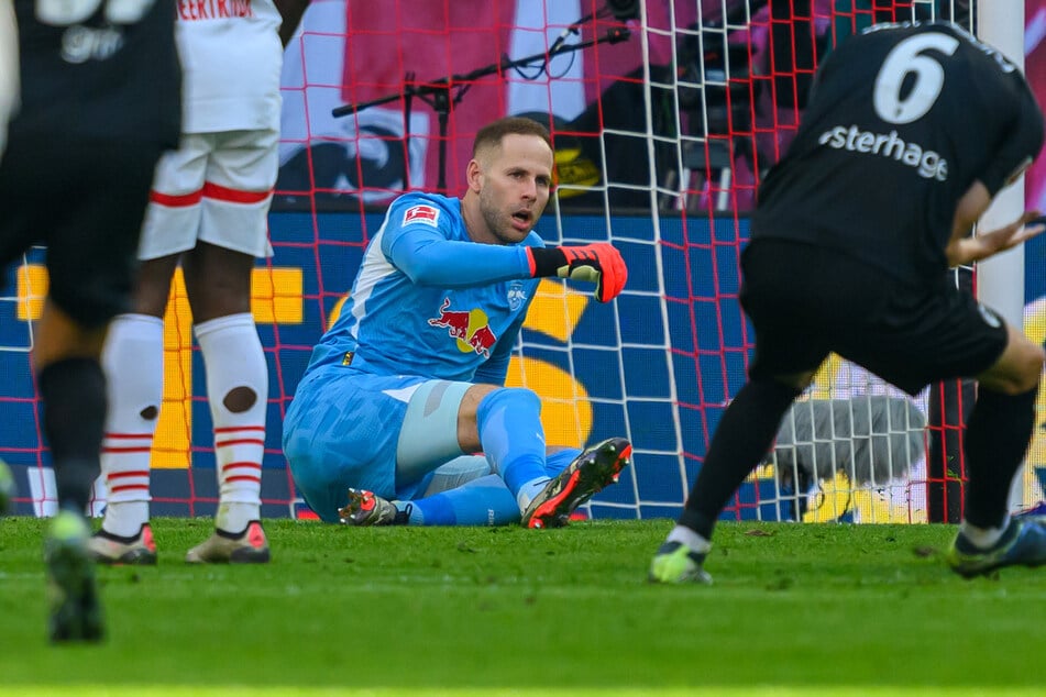 RB Leipzigs Peter Gulacsi (34) wird wohl erst einmal ausfallen.