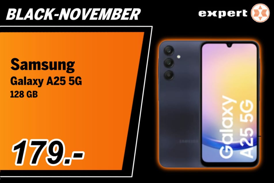 Das Samsung Galaxy A25 5G für 179 Euro.