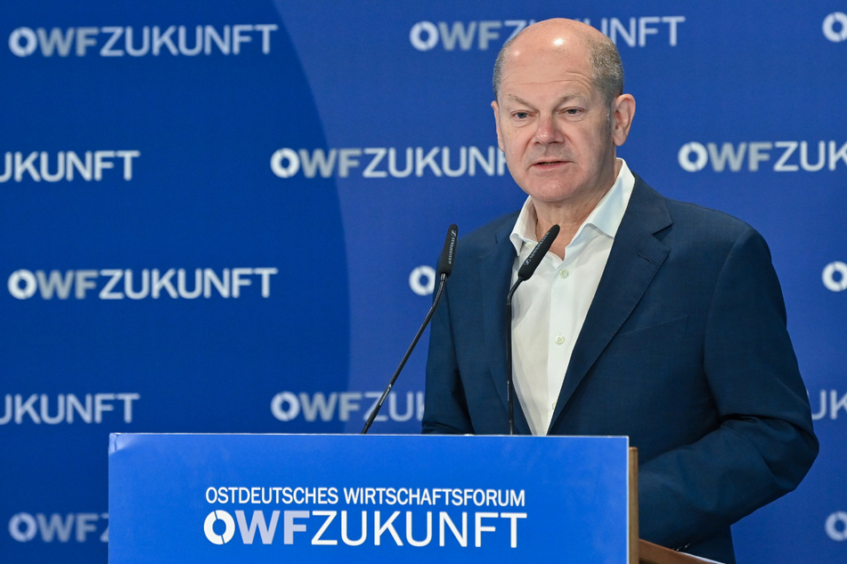 Scholz mahnt zu Aufbruch Ost: "Wer immer nur nachbaut, kann nie Erster sein"