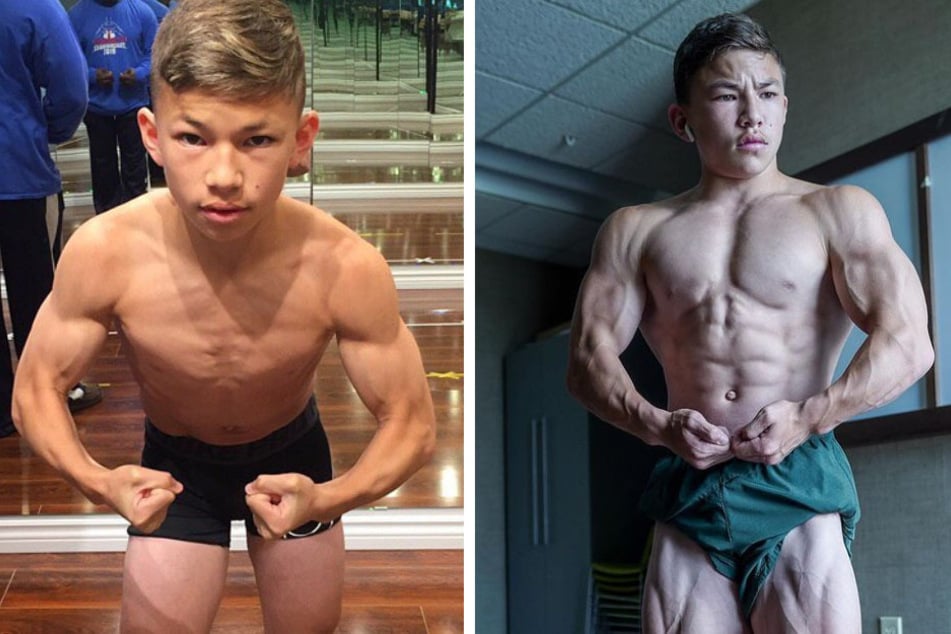 Tristyn Lee went from a skinny kid to a jacked 18-year-old bodybuilder in only four years.
