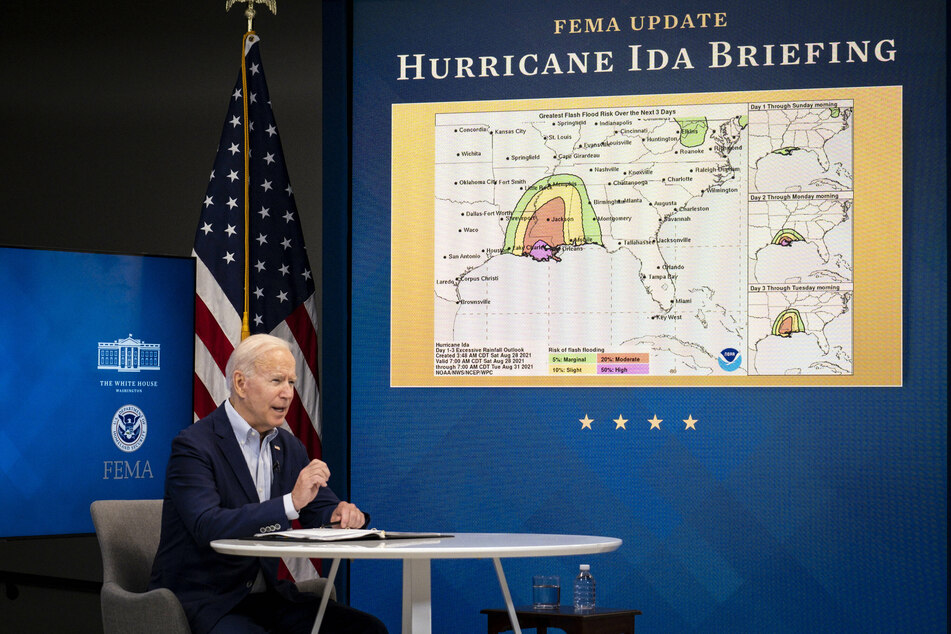 President Joe Biden delivered remarks at a White House briefing on Hurricane Ida.