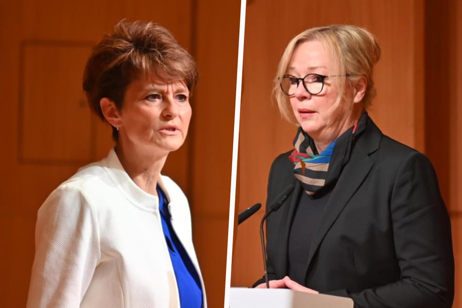 Zwischen diesen beiden Frauen kam es zur Stichwahl: Sozialamtsleiterin Cornelia Utech (52, l.) und Dagmar Ruscheinsky (62, Bundesamt für Bauwesen und Raumordnung).