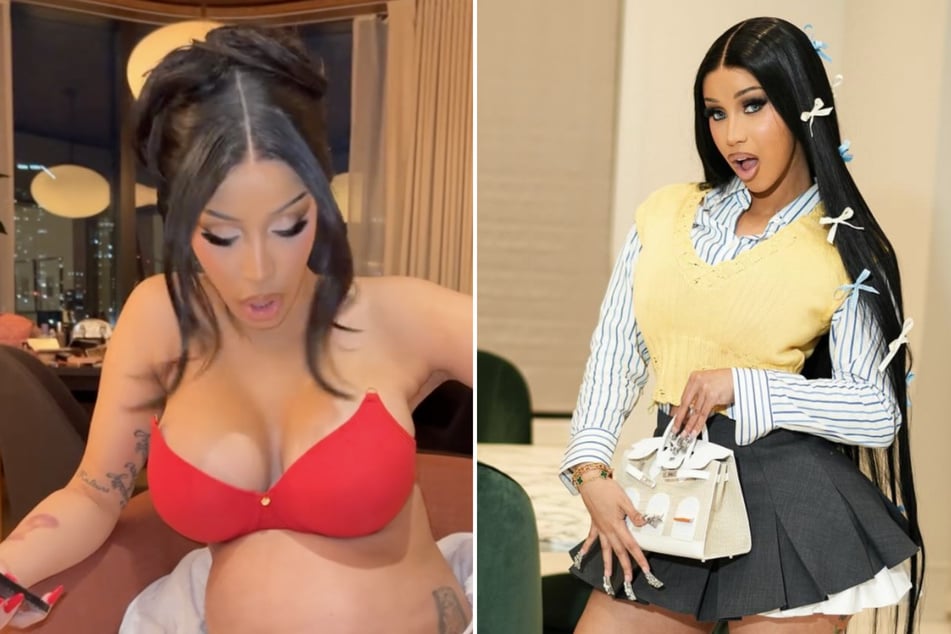 Cardi B's stern words for her unborn baby have TikTokers laughing.