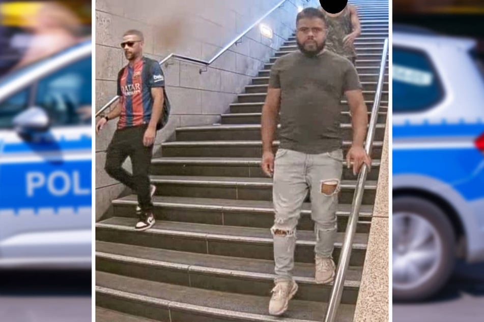 Die mutmaßlichen Täter sind von einer Überwachungskamera am U-Bahnhof Rathaus Steglitz gefilmt worden.