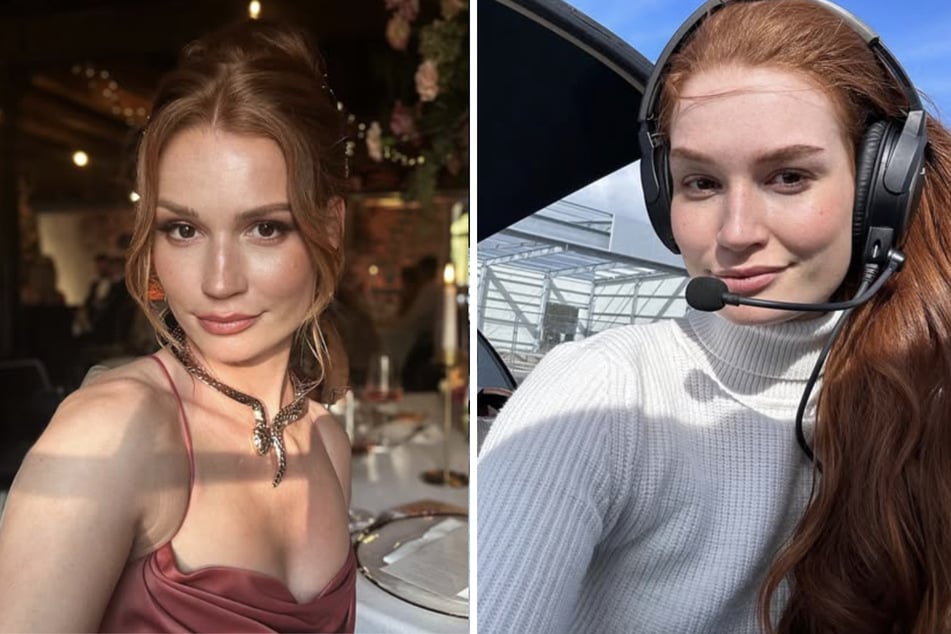 Das Model hat eine Ausbildung als Pilotin gemacht.