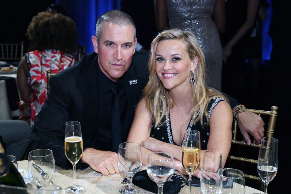 Reese Witherspoon (r) and Jim Toth were married for twelve years and have a son together.