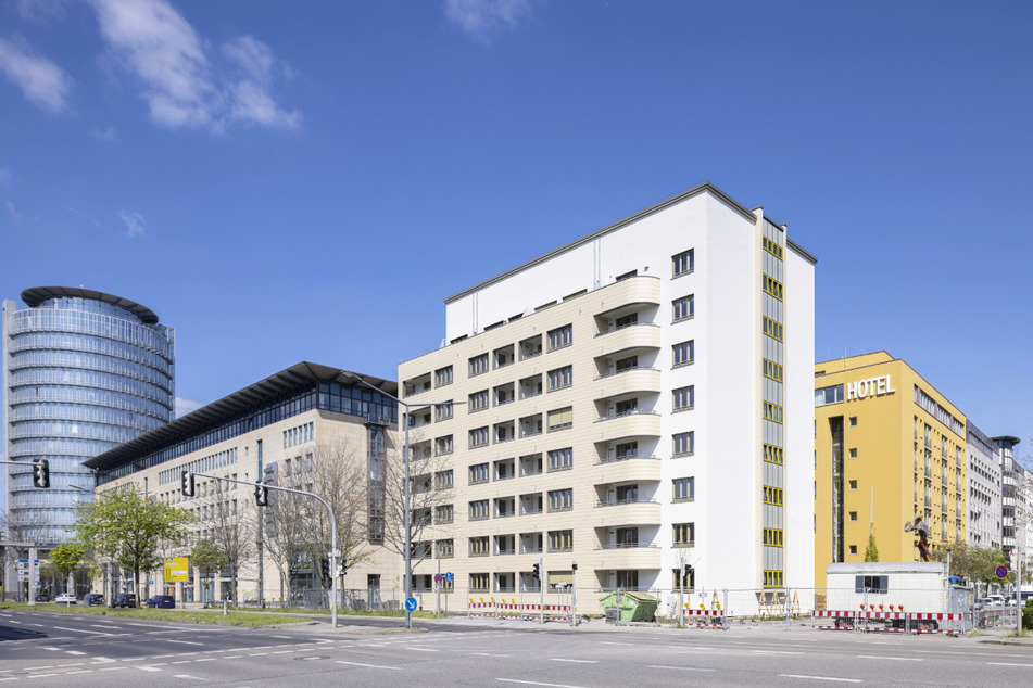 Mehrfamilienhaus am World Trade Center in Dresden.