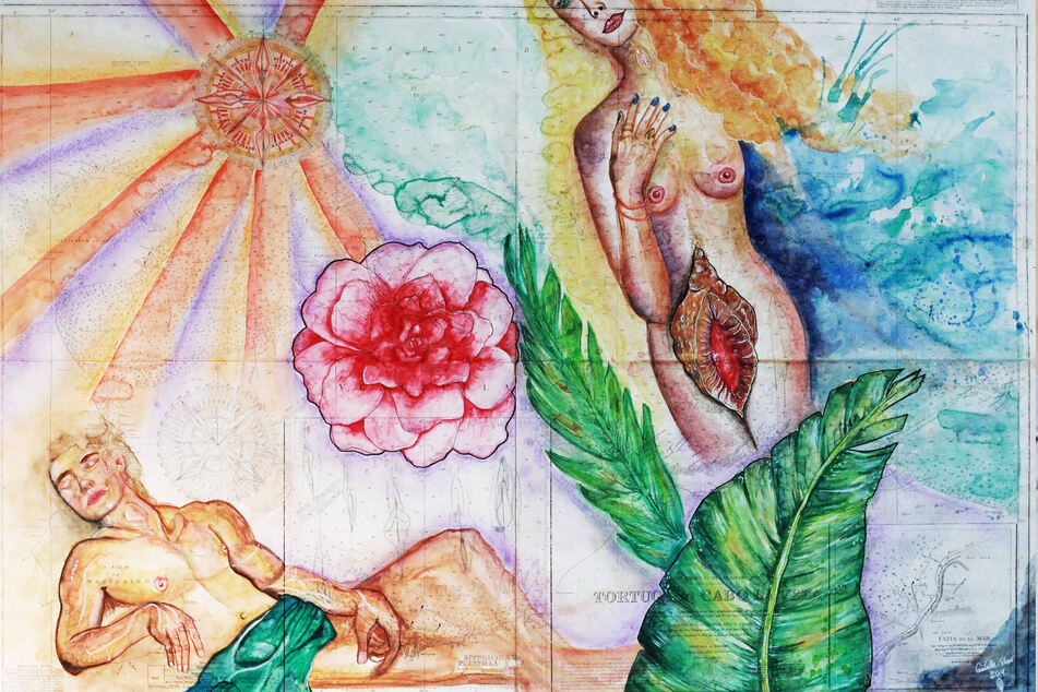 Giulietta Scheers Gemälde "Venezuelan Venus" aus dem Jahr 2019.
