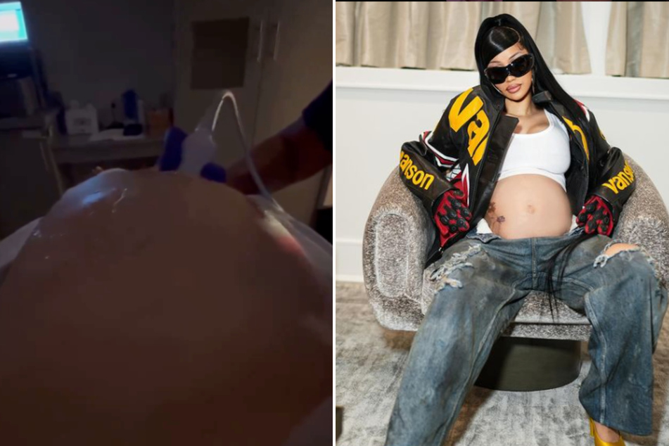 Rapper Cardi B gave fans a glimpse of her pregnancy ultrasound!