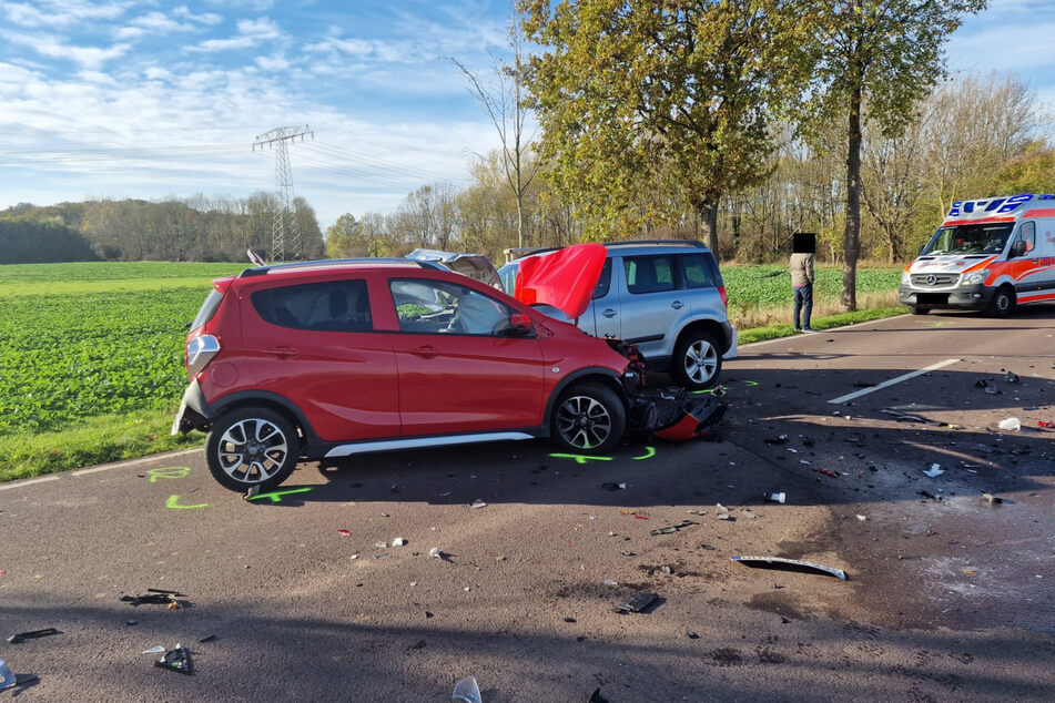 Ein Skoda war nahe Wolmirstedt einem vorausfahrenden Opel aufgefahren, wodurch eine Karambolage ausgelöst wurde.