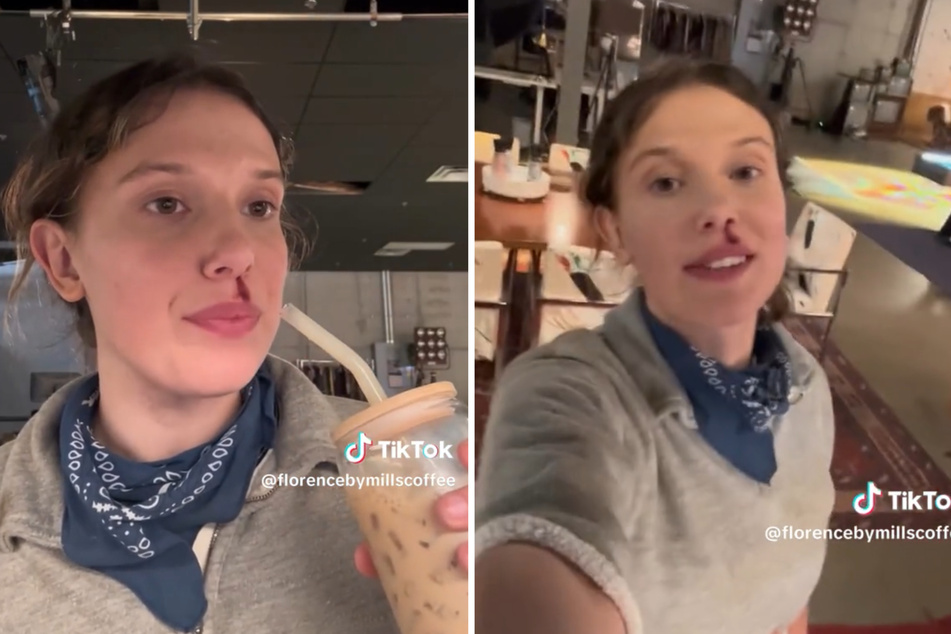 Millie Bobby Brown gave fans a peek into the filming of Stranger Things season 5 with a new video promoting her coffee brand.