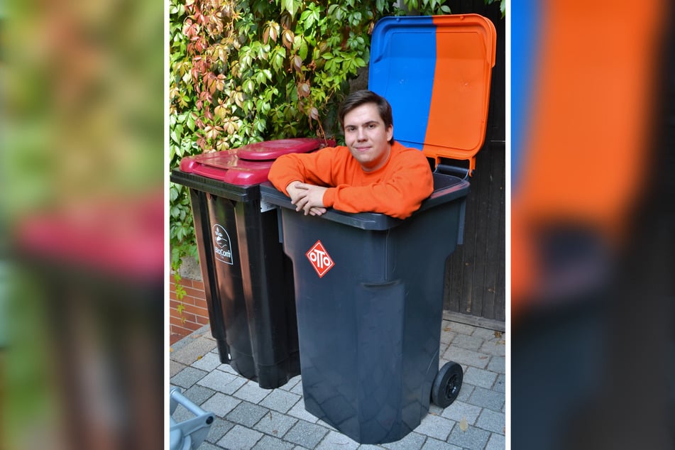 Alexander Smoljanovic (25) sammelt Mülltonnen für sein Leben gern.