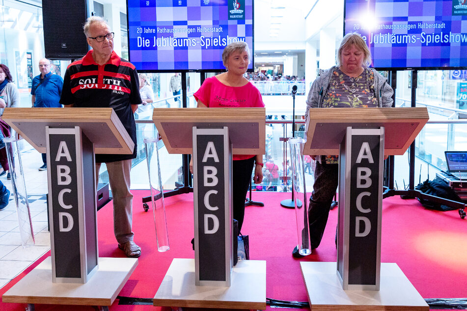 Gewinnspiel-Show im Center.