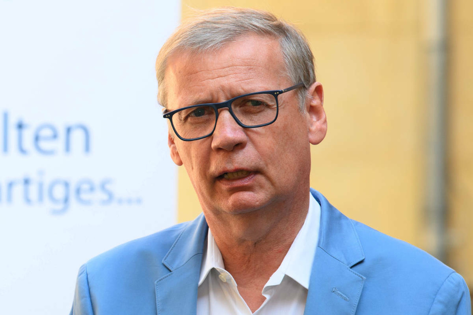 Günther Jauch bei einer Pressekonferenz im Park Sanssouci. Rückblickend wäre der Journalist wohl Kriminalpolizist oder Banker geworden, hätte sein Berufswunsch sich nicht erfüllt.