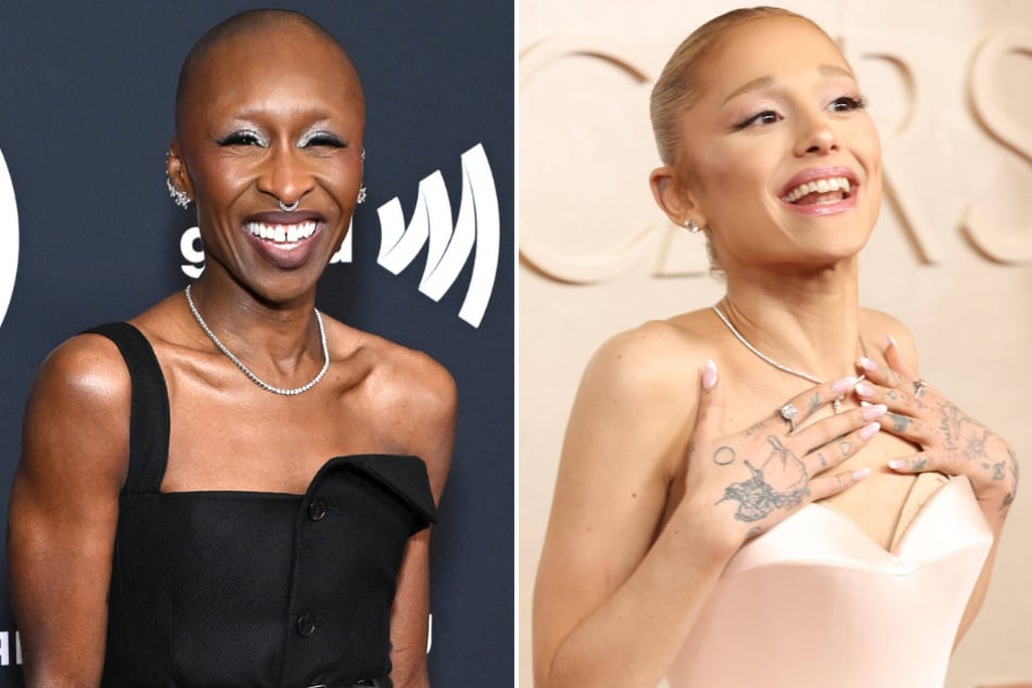 Ariana Grande (r.) and Cynthia Erivo are set to perform in NBC's live Wicked musical special later this year!