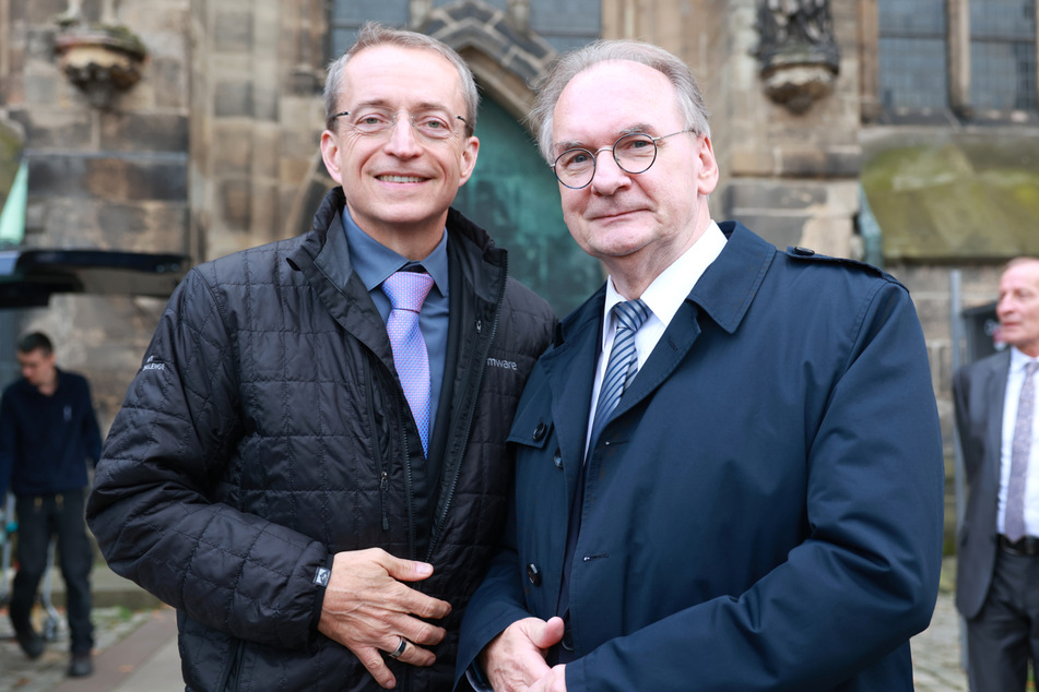 Intel-Chef Pat Gelsinger (61) besuchte Magdeburg und traf sich dort mit Ministerpräsident Reiner Haseloff (68, CDU).