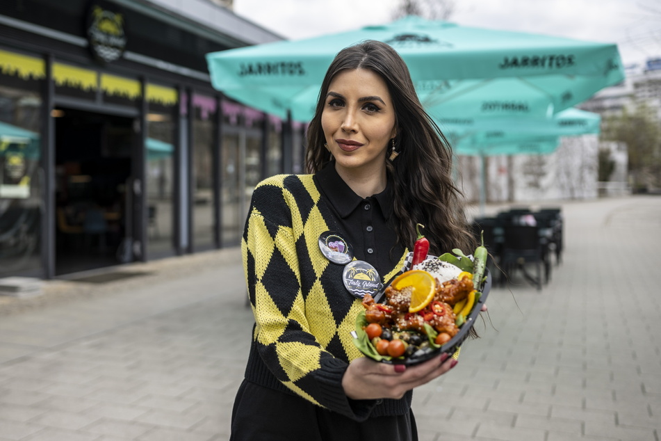 Nazanin Baba Khani (32) mit einer herzhaften "Korean Bowl".