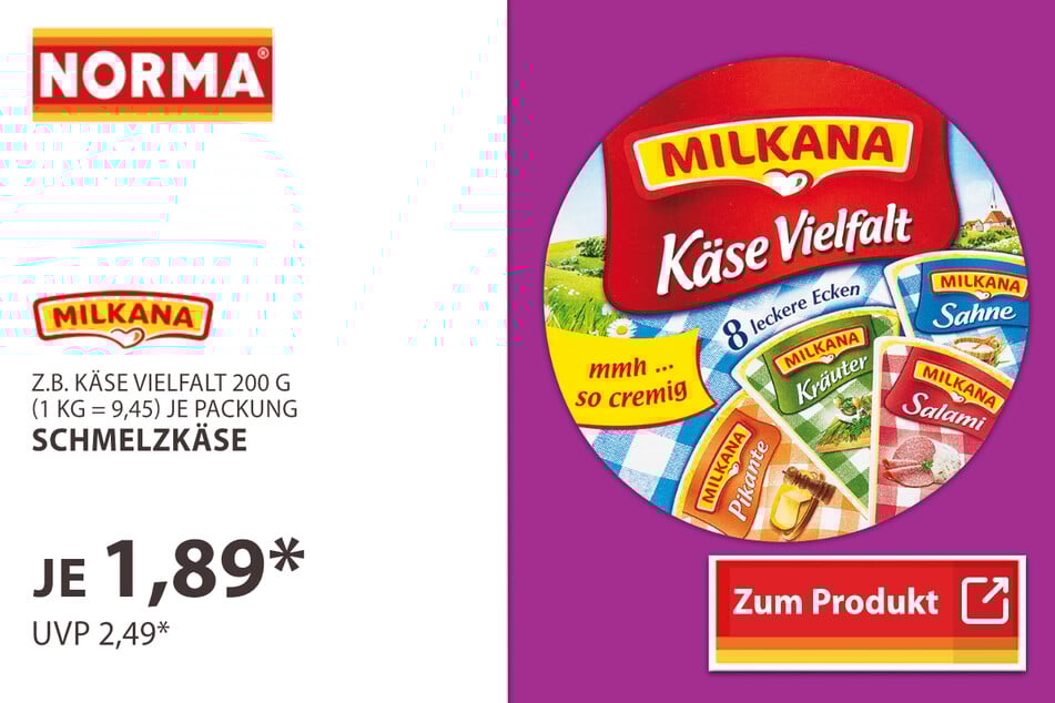 Milkana Schmelzkäse