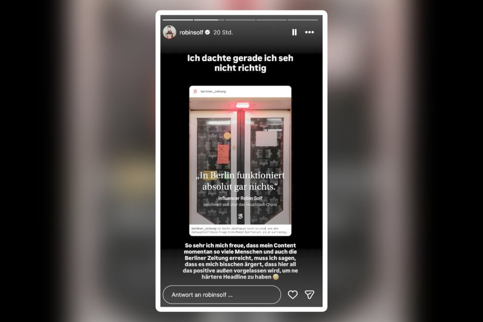 In einem Statement vom 21. November stellt er seine Sicht auf den Artikel noch einmal klar.