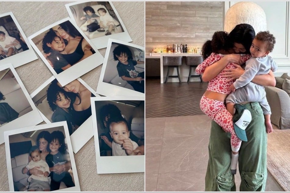 Kylie Jenner gives rare glimpse at family time with new photos of Stormi and Aire