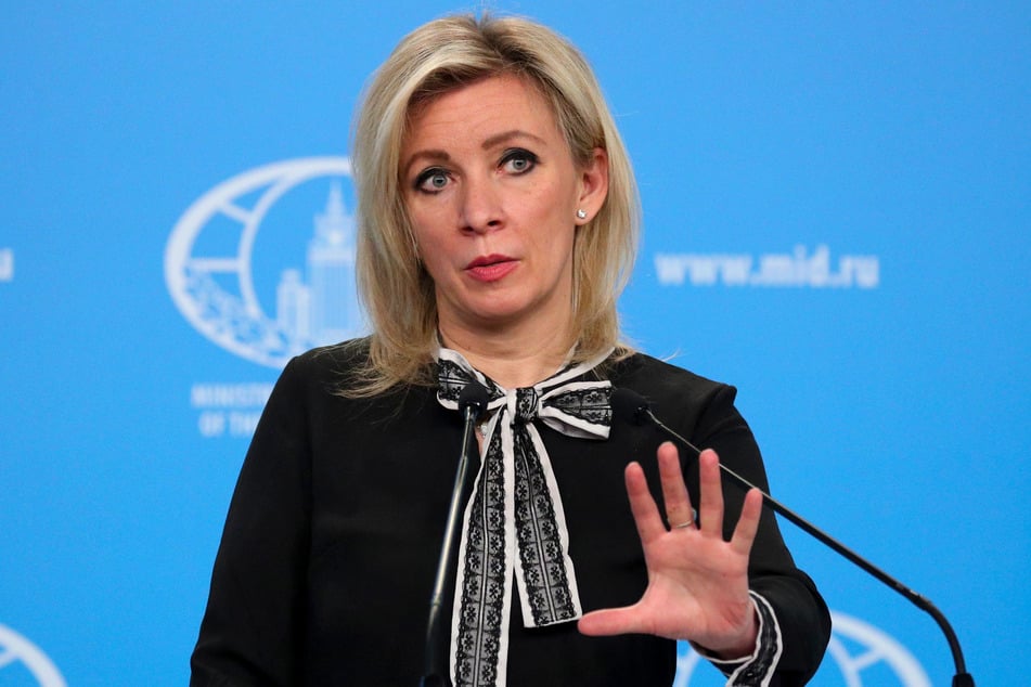 Die Sprecherin des russischen Außenministeriums: Maria Sacharowa (46).