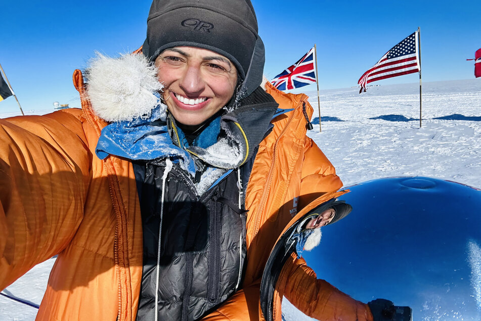 War schon dreimal am Südpol: Die britische Abenteurerin Preet Chandi.