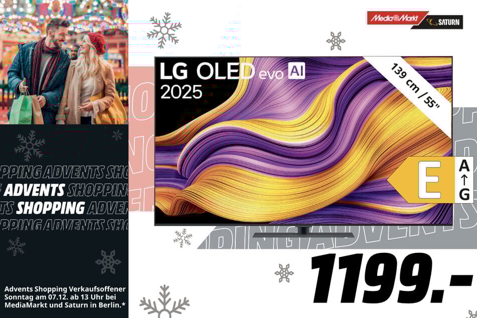 55-Zoll LG-Fernseher OLED55G56LS für 1.199 Euro.