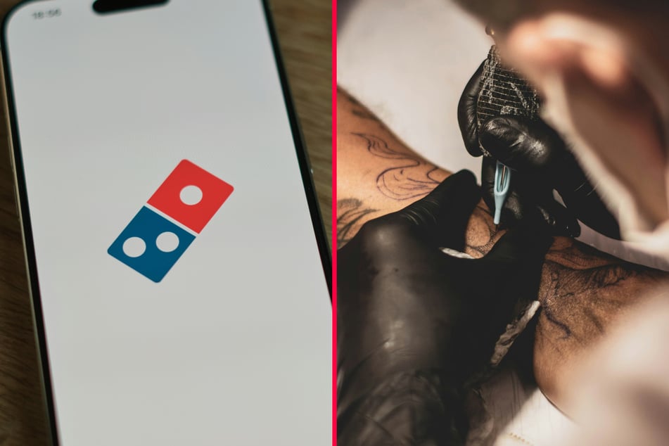 A man who got a Domino's tattoo in an attempt to get free pizza was left without his pie.