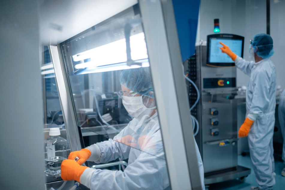 Ein Labor des Biotechnologie-Unternehmens Biontech.