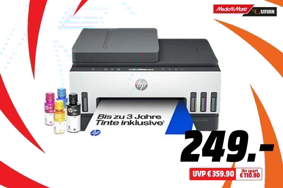 HP-Drucker für 249 statt 359,90 Euro.