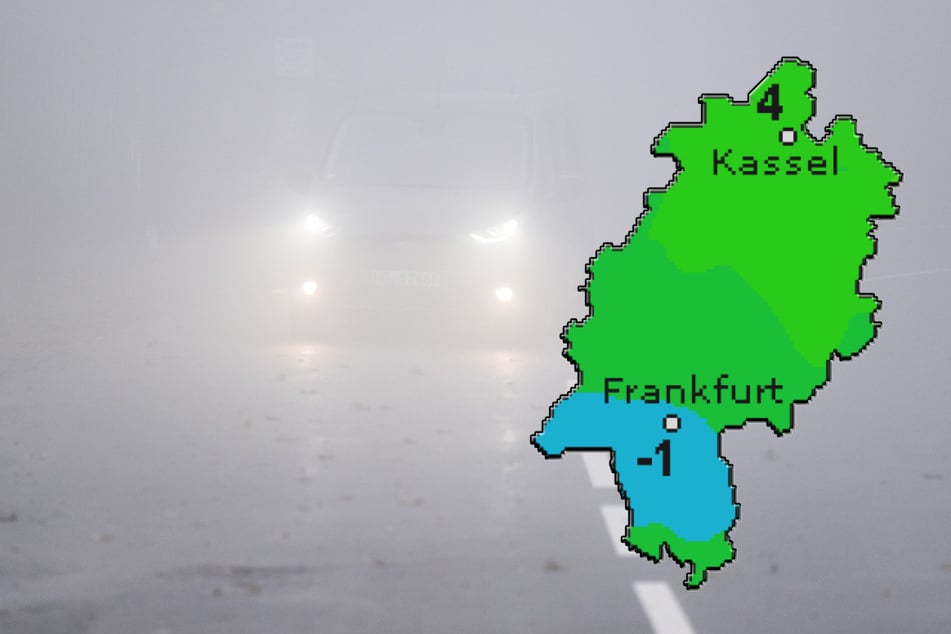 In der Nacht zum Samstag sollen die Temperaturen in Hessen laut "Wetteronline.de" (Grafik) sogar auf bis zu Minus ein Grad fallen.