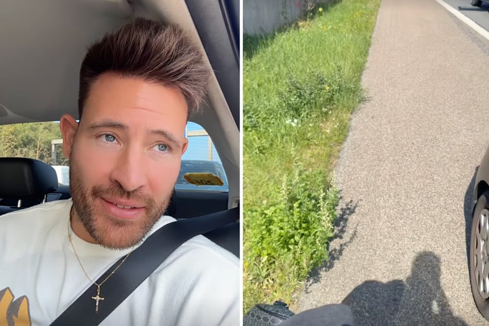 In seiner Instagram-Story berichtete Marc Eggers von dem schlimmen Unfall auf der Kölner Autobahn.