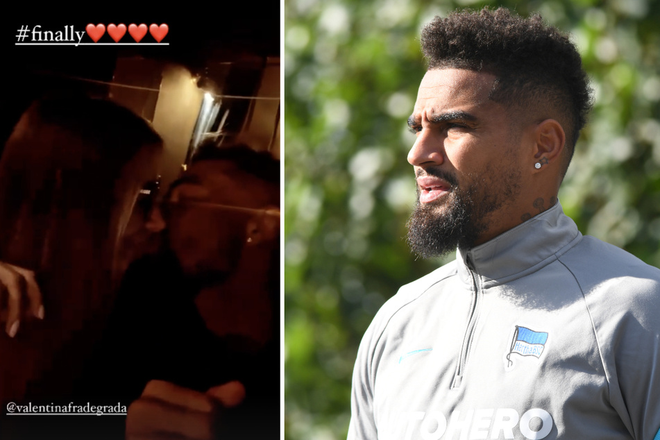 Kevin-Prince Boateng (34) kehrte im Sommer zu Hertha BSC zurück. In seiner Instagram-Story präsentiert er seine neue Liebe Valentina Fradegrada (30).