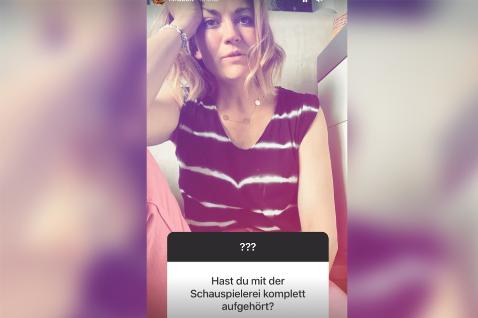 Nina Bott (44) beantwortet Fragen auf Instagram.