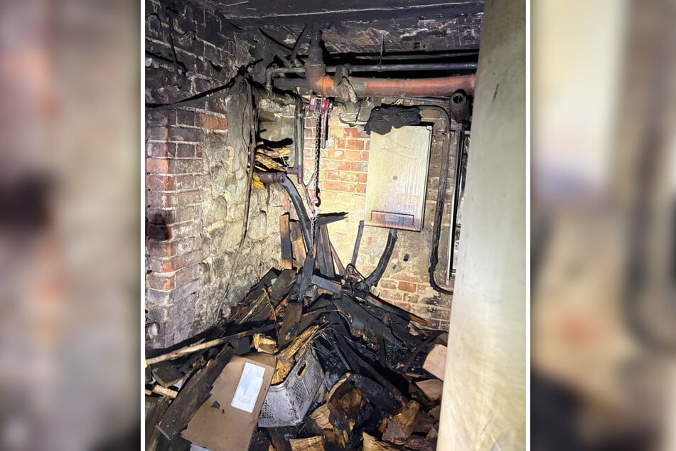 Die Flammen richteten einen Schaden im unteren fünfstelligen Bereich an.