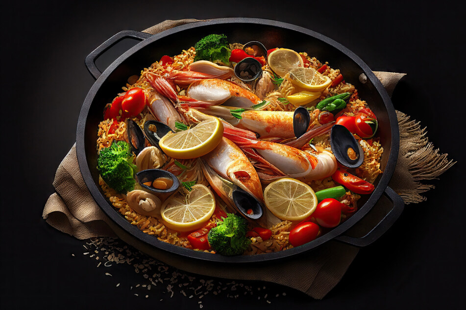 Paella mit Meeresfrüchten, Muscheln und Garnelen: Das traditionelle spanische Gericht ist auf dem Festland vielerorts günstiger als auf den Urlauberinseln.