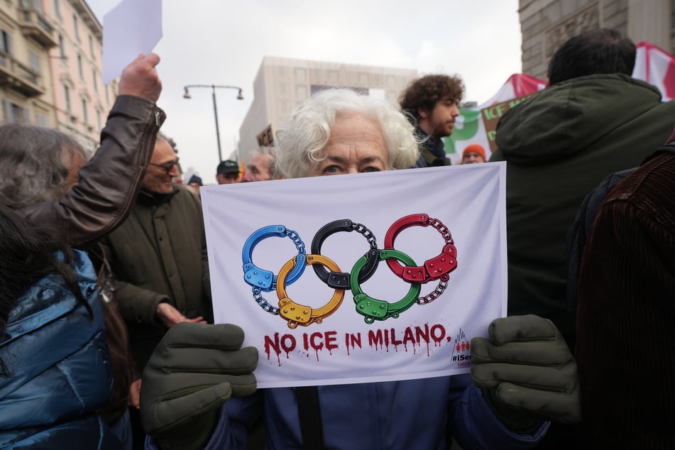 In Mailand wurde am Wochenende gegen die Präsenz von ICE-Beamten in Italien protestiert.