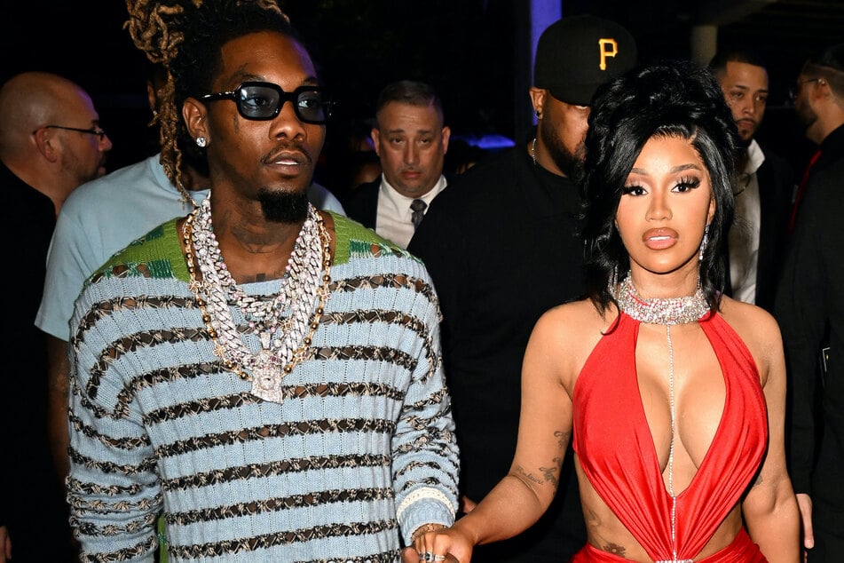 Offset (l.) slammed Cardi B's decision to take their drama to social media in a series of new posts.