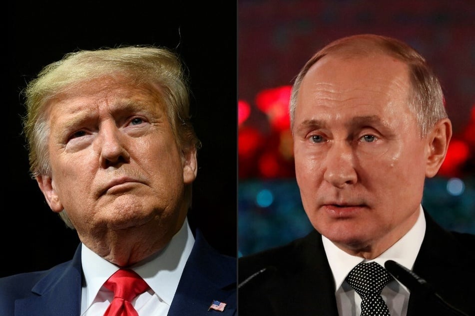 Ex-president Donald Trump (l.) has been accused of providing Covid tests to Russian President Vladimir Putin in 2020 despite a US shortage.