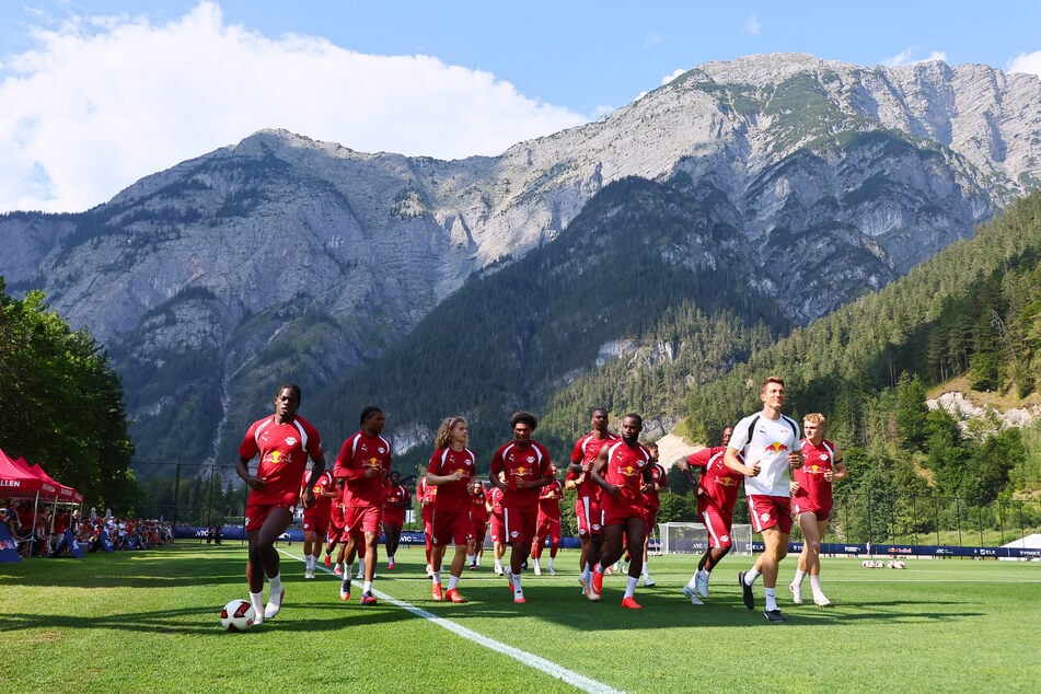 Eher entspannt verlief die öffentliche Trainingseinheit am Sonntagnachmittag. Im Laufe der Woche wird das sicherlich etwas anders aussehen.