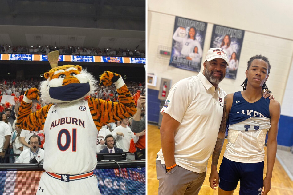 Alabama native Labaron Philon (r) committed to the Auburn Tigers on Friday, becoming the second commit of the week and third in the Tigers' 2024 class.
