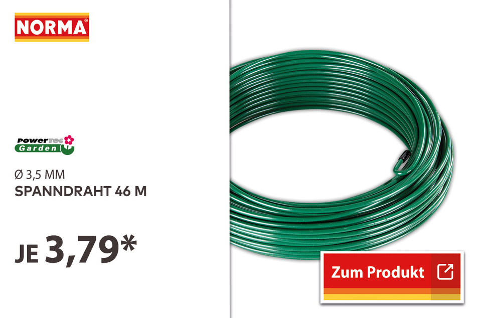 Spanndraht für 3,79 Euro