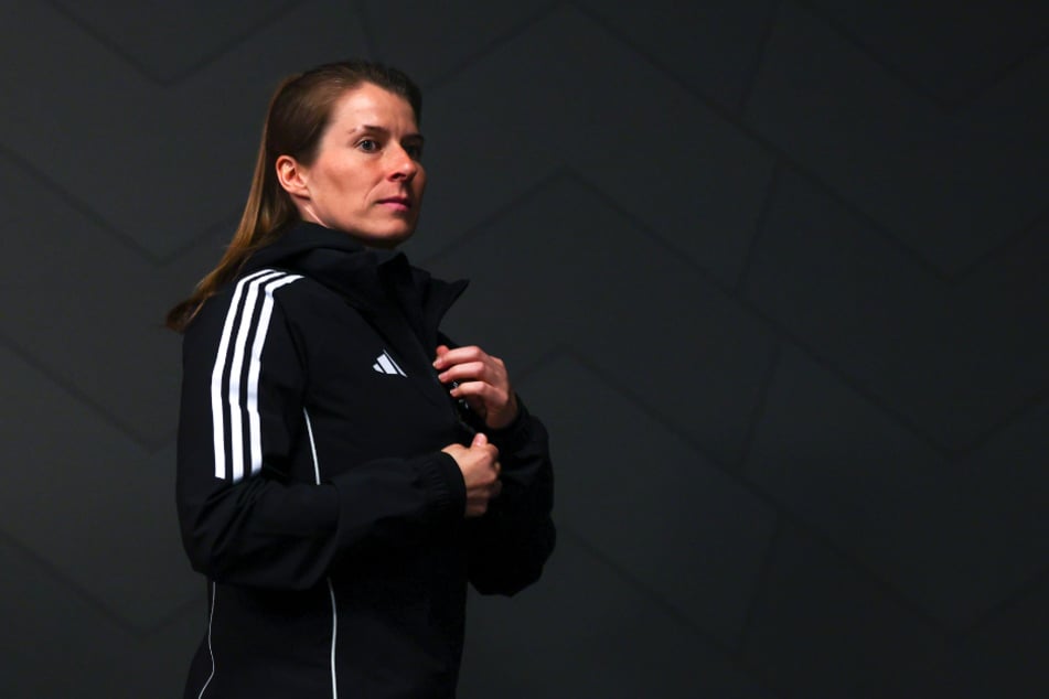 Marie-Louise Eta darf sich über den ersten Punkt als Cheftrainerin des 1. FC Union Berlin freuen.