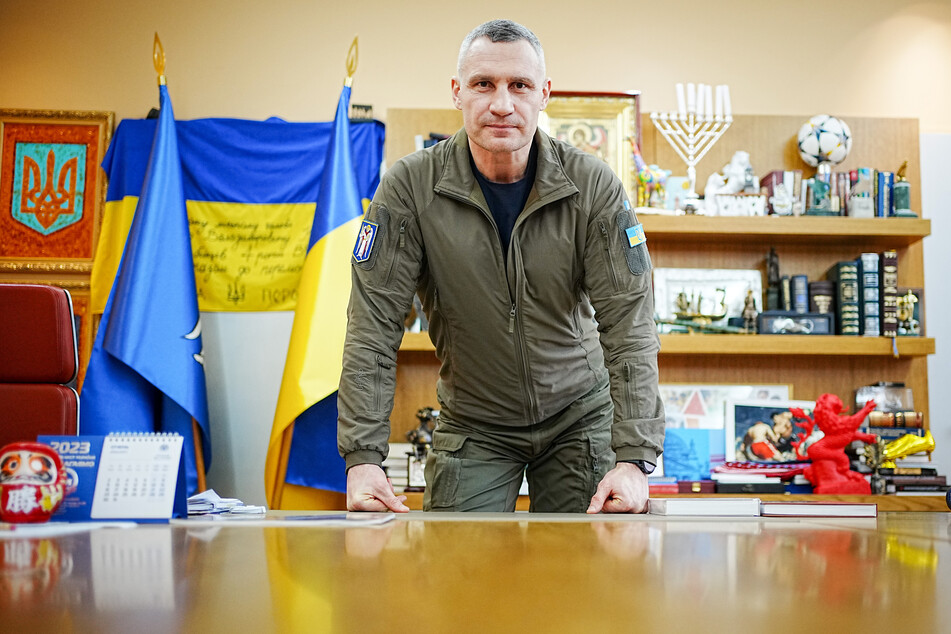 Vitali Klitschko (51), Bürgermeister von Kiew, in seinem Büro im Rathaus der ukrainischen Hauptstadt.