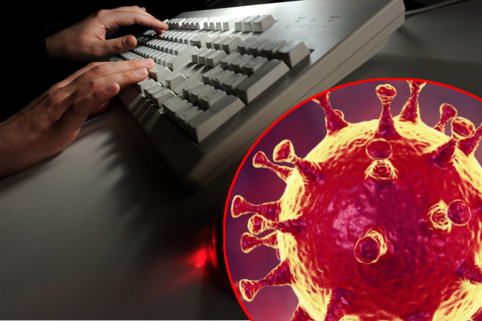 Täter versuchen, Bürger in Deutschland mit Drohmails zum Coronavirus zu erpressen. (Bildmontage)