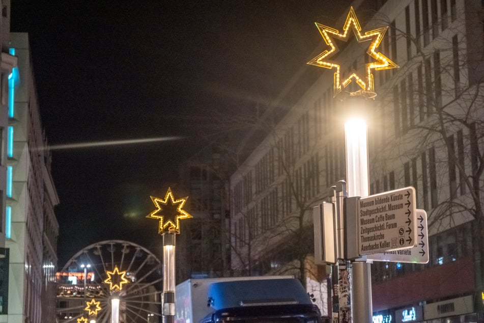 Besonderer Hingucker auf der Grimmaischen Straße: Den sogenannten "Leipzack" hat ein Leipziger Unternehmen extra für die Messestadt entworfen.