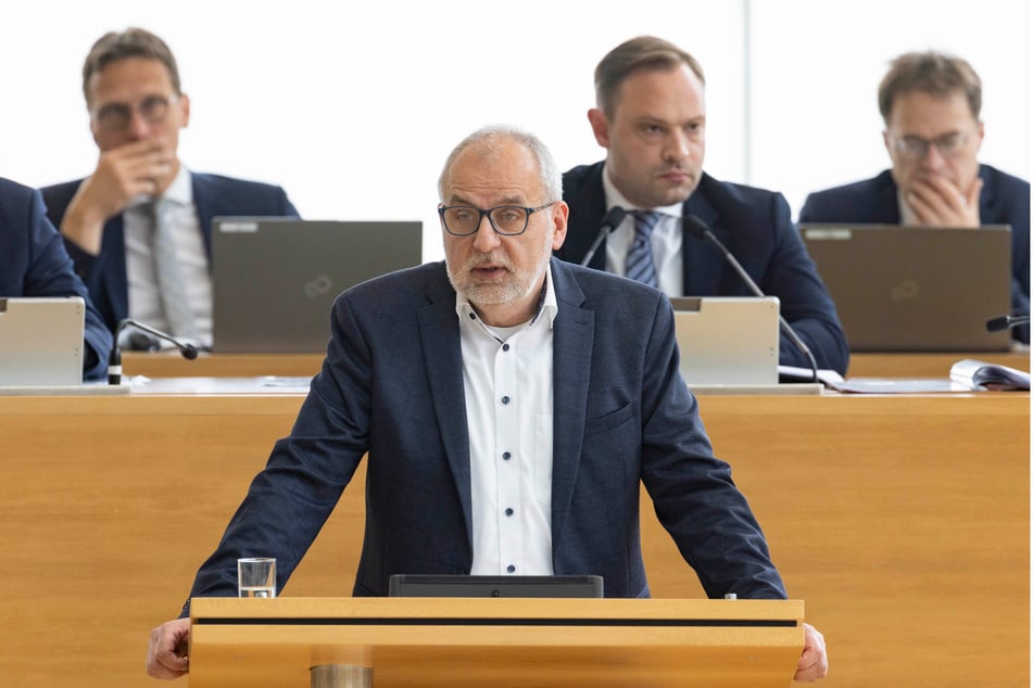 Linken-Fraktionschef Rico Gebhardt (62) hält die Bodycams in Sachsen bereits jetzt für "ausgereizt". (Archivbild)