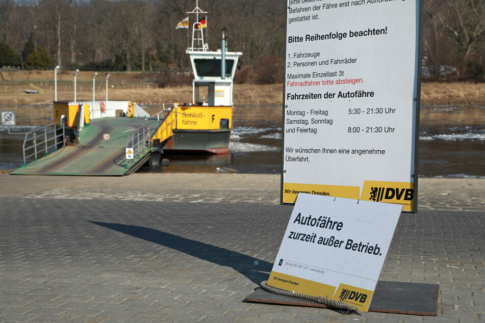 Ab Donnerstag um 14 Uhr endlich vorbei. Die Autofähre wird wieder in Betrieb genommen.