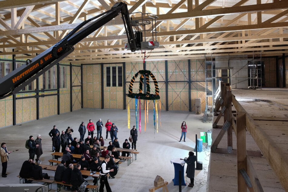 In der Sporthalle sollen künftig Turnunterricht genommen und Wettkämpfe ausgetragen werden.